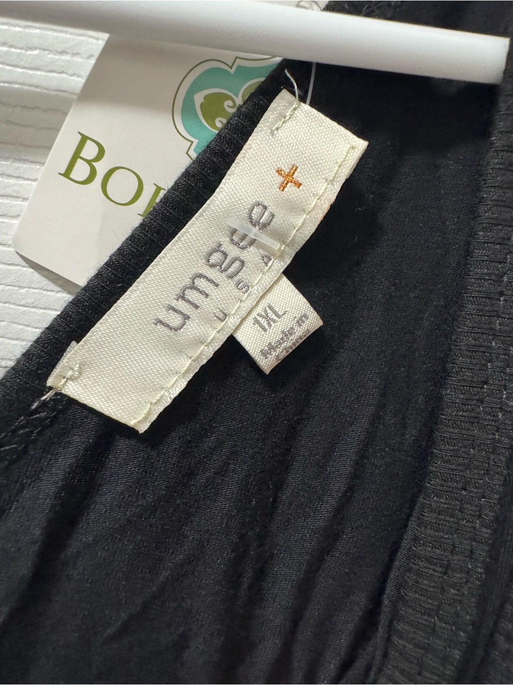 Umgee Black Sleeveless V-Neck Tank Dress - Picture 2 of 5